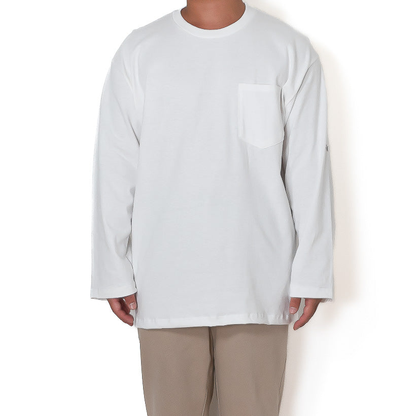 FOL-LOGO ポケット ロンT ホワイト