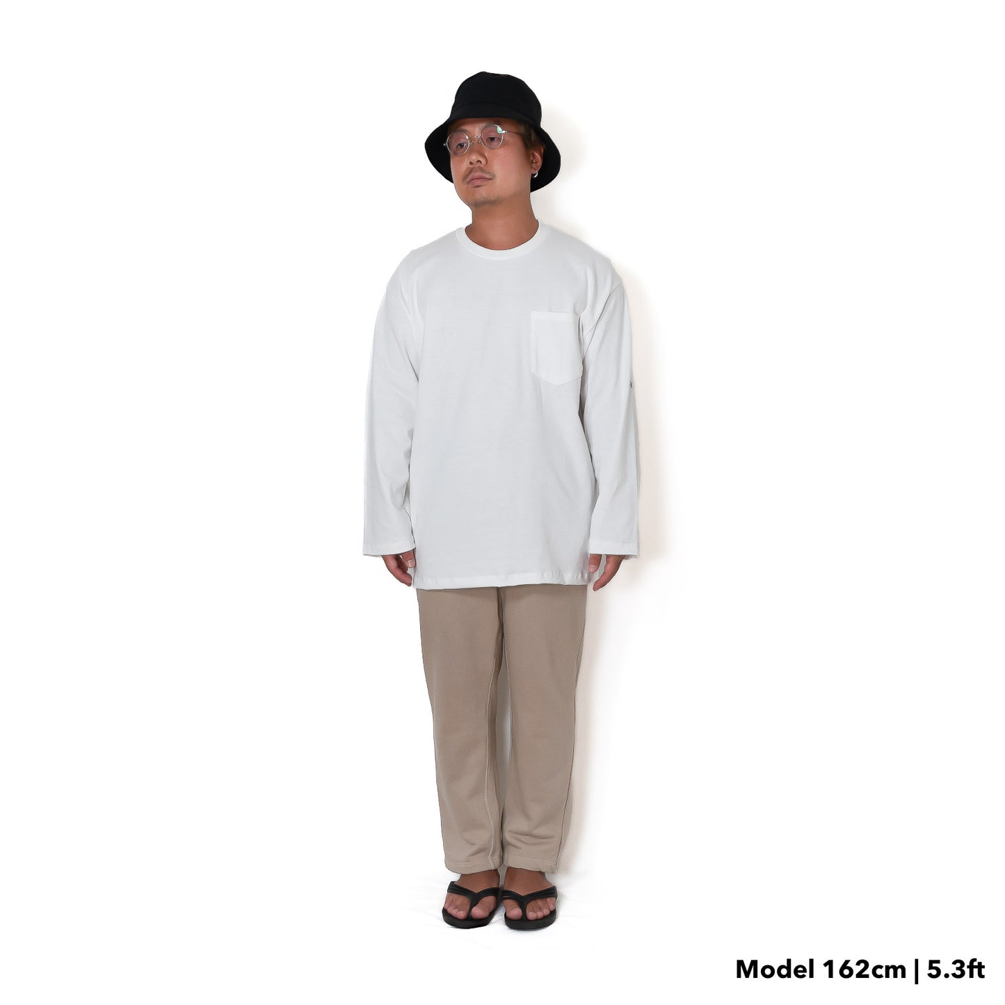 FOL-LOGO ポケット ロンT ホワイト