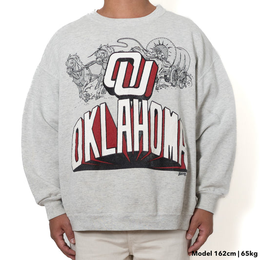 80s-90s DELTA プリント スウェット