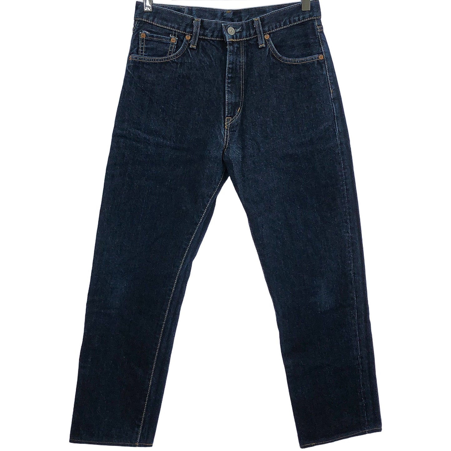 EDWIN MADE IN JAPAN レザーパッチ デニムパンツ