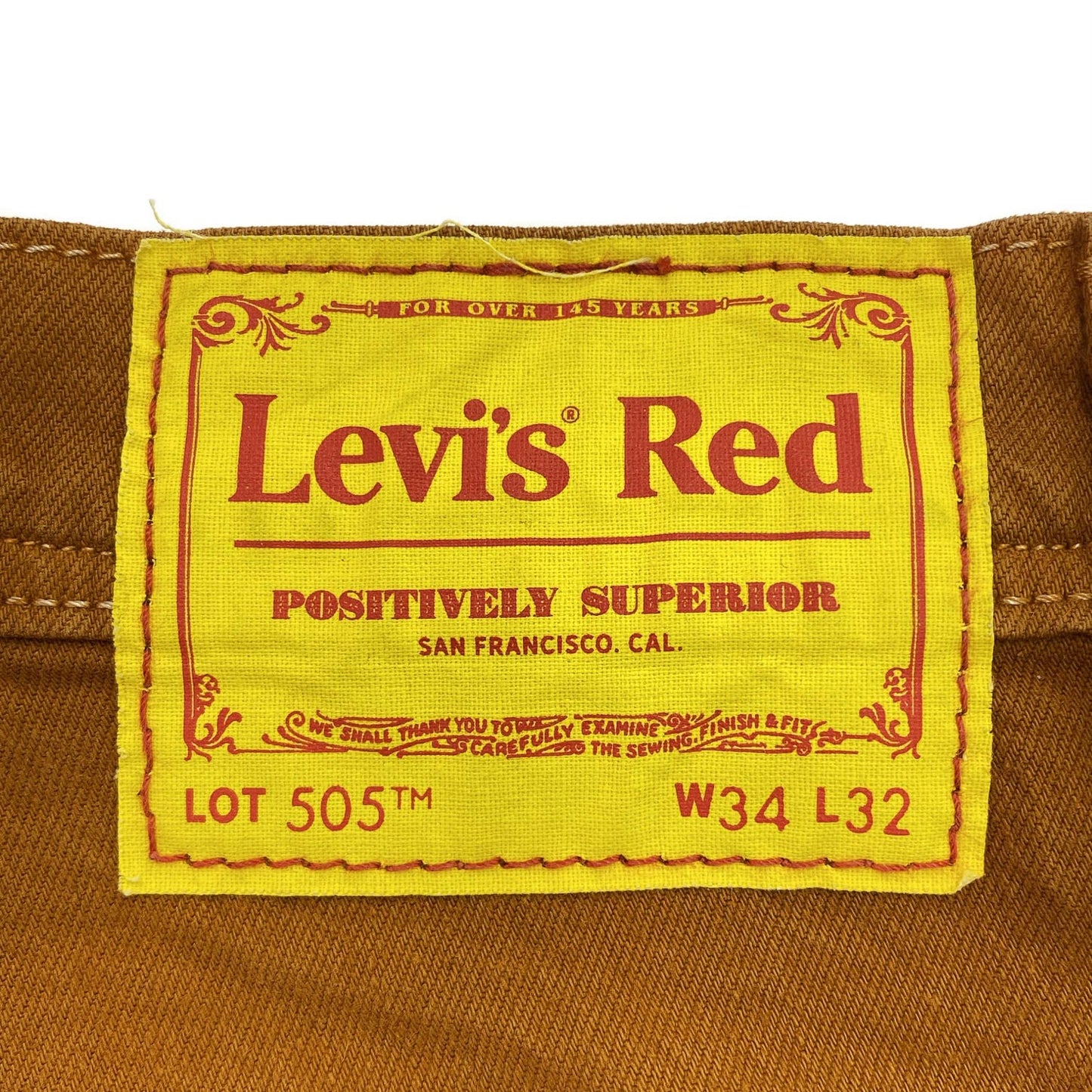 LEVI'S RED テラコッタブラウン ベイカーパンツ
