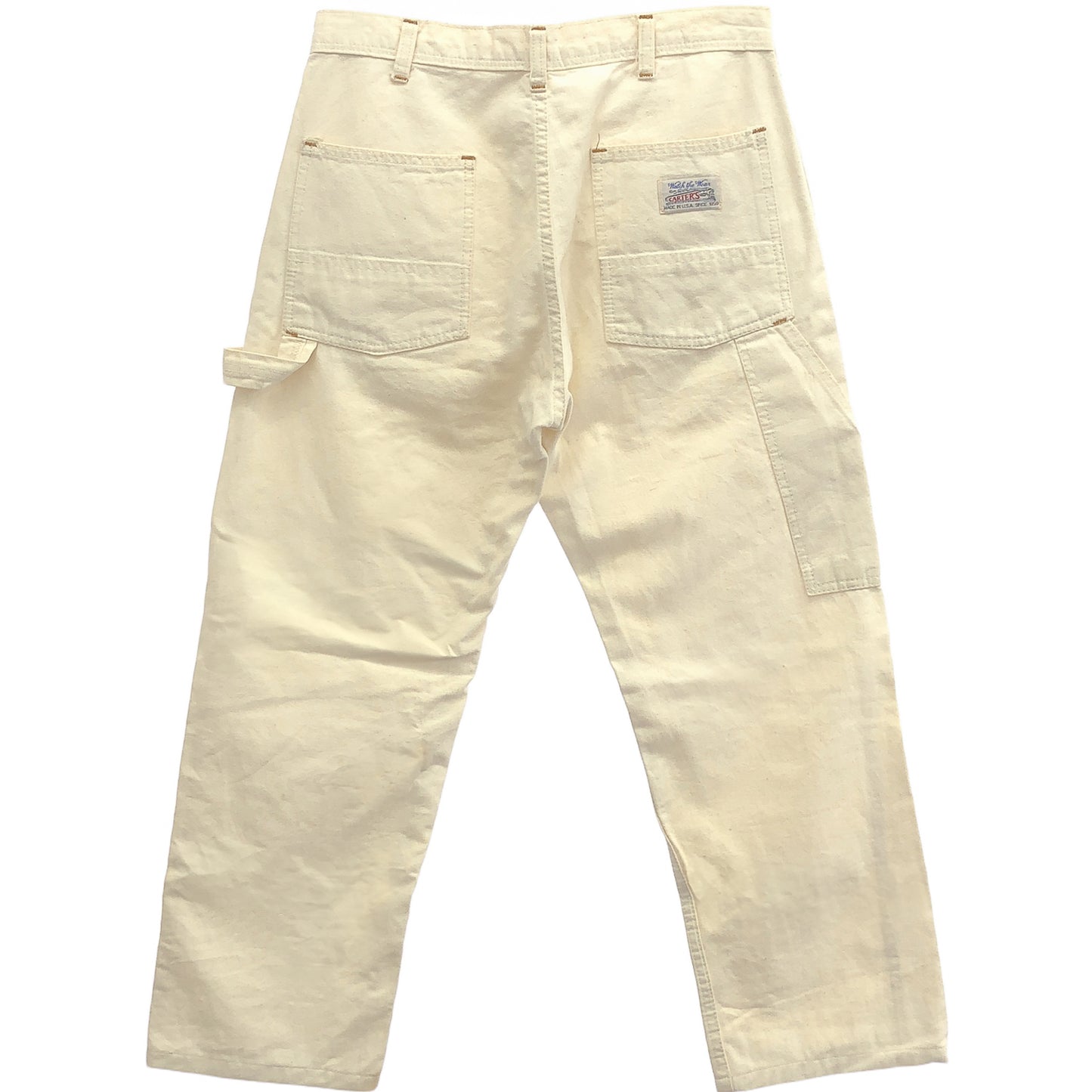90s CARTER'S MADE IN USA ホワイト ダックペインターパンツ