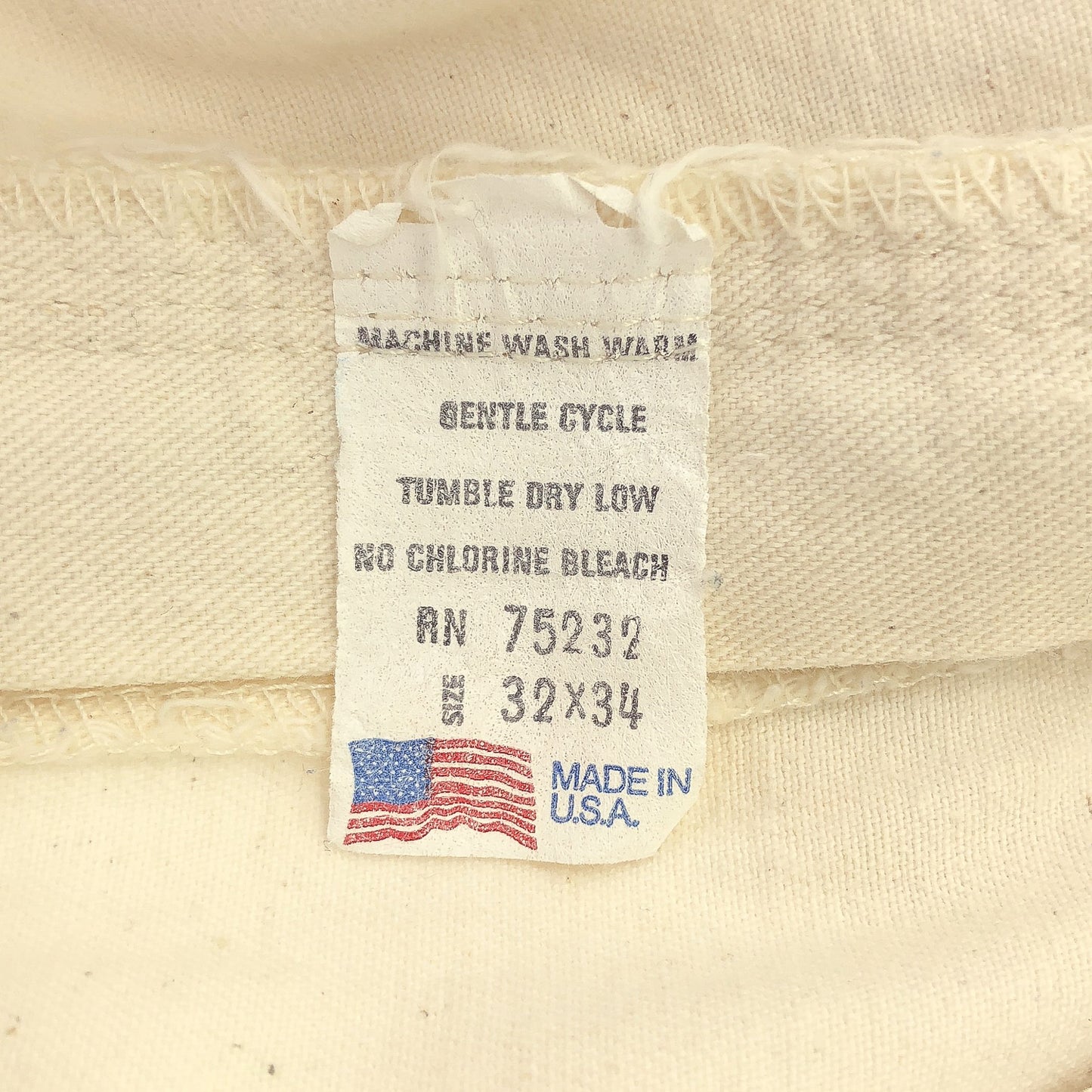 90s CARTER'S MADE IN USA ホワイト ダックペインターパンツ