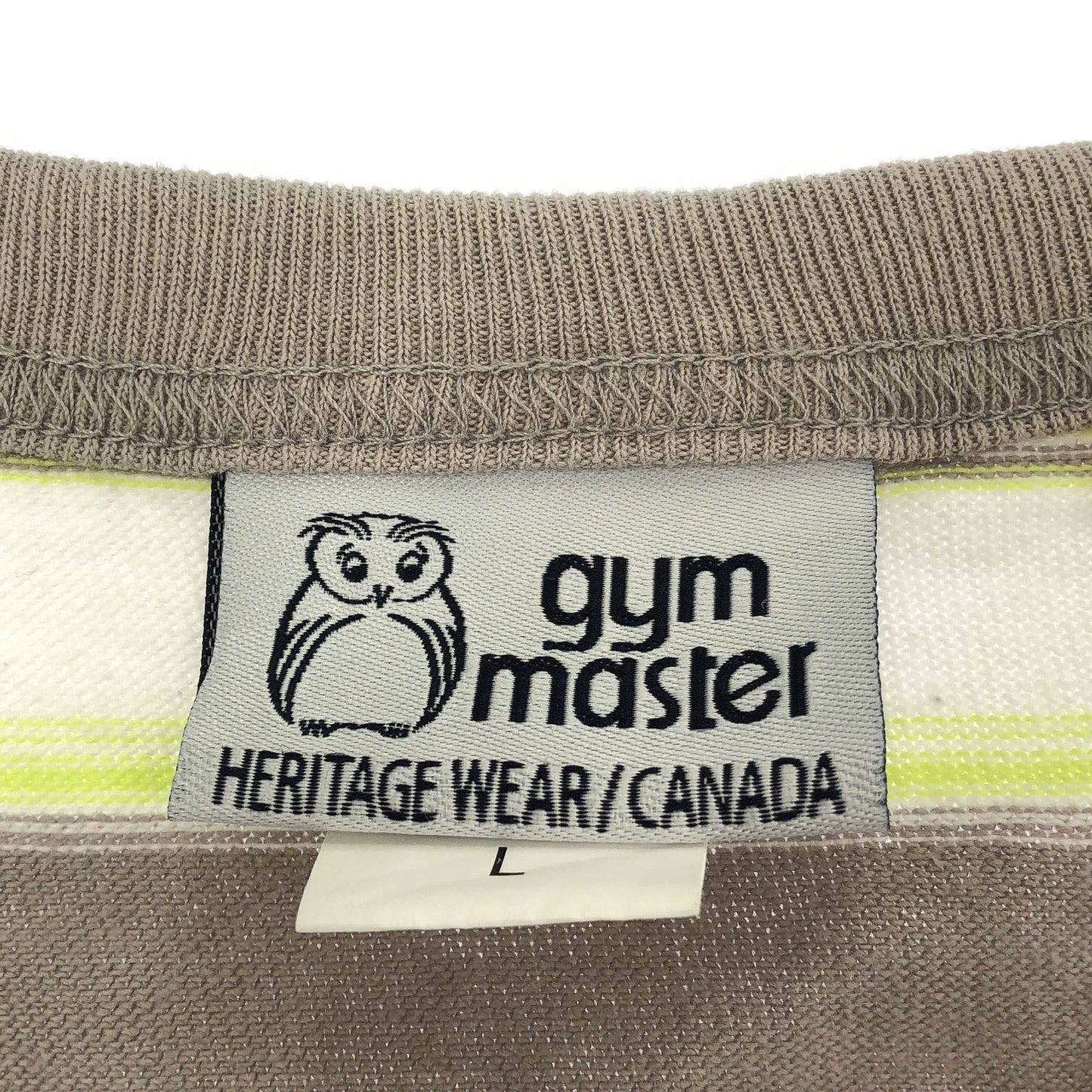 GYM MASTER ボーダー クルーネック Tシャツ