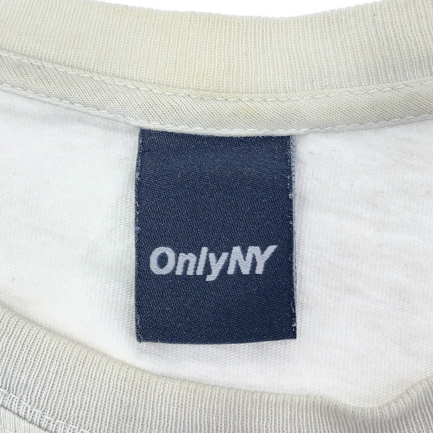 ONLY NY MADE IN USA 1997 イエロープリント Tシャツ