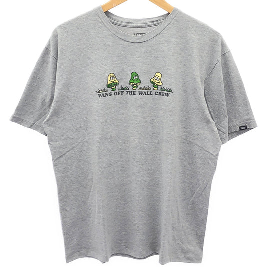 VANS キャラクタープリント グレー Tシャツ