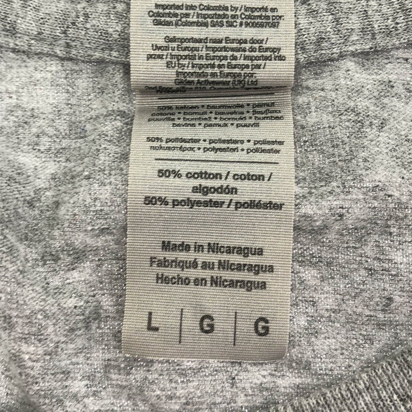 フットボール トルネードプリント 杢グレー Tシャツ