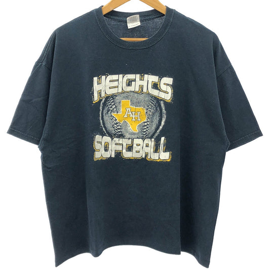 GILDAN ソフトボールプリント Tシャツ