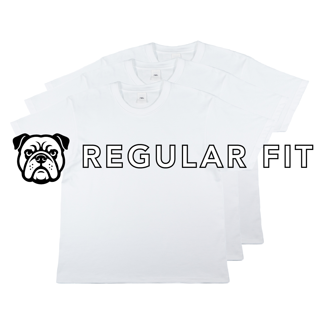 BULL T:3枚セット レギュラー(白3枚)