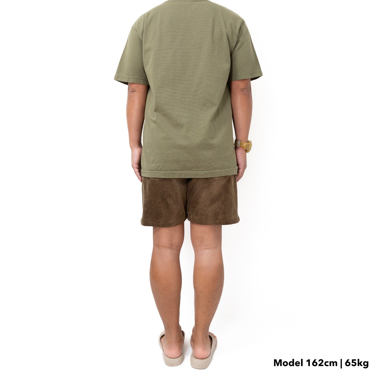 FOL-LOGO Tシャツ カーキ