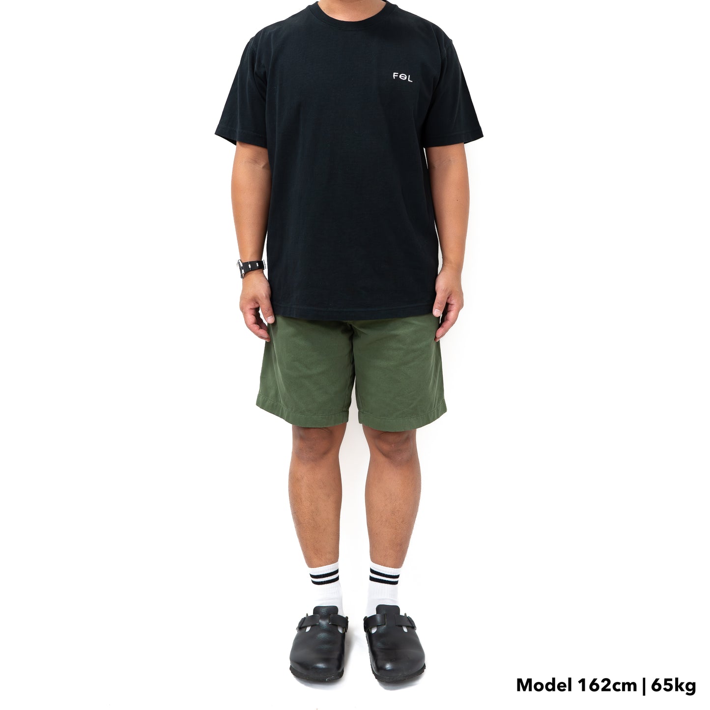 FOL-LOGO Tシャツ ブラック