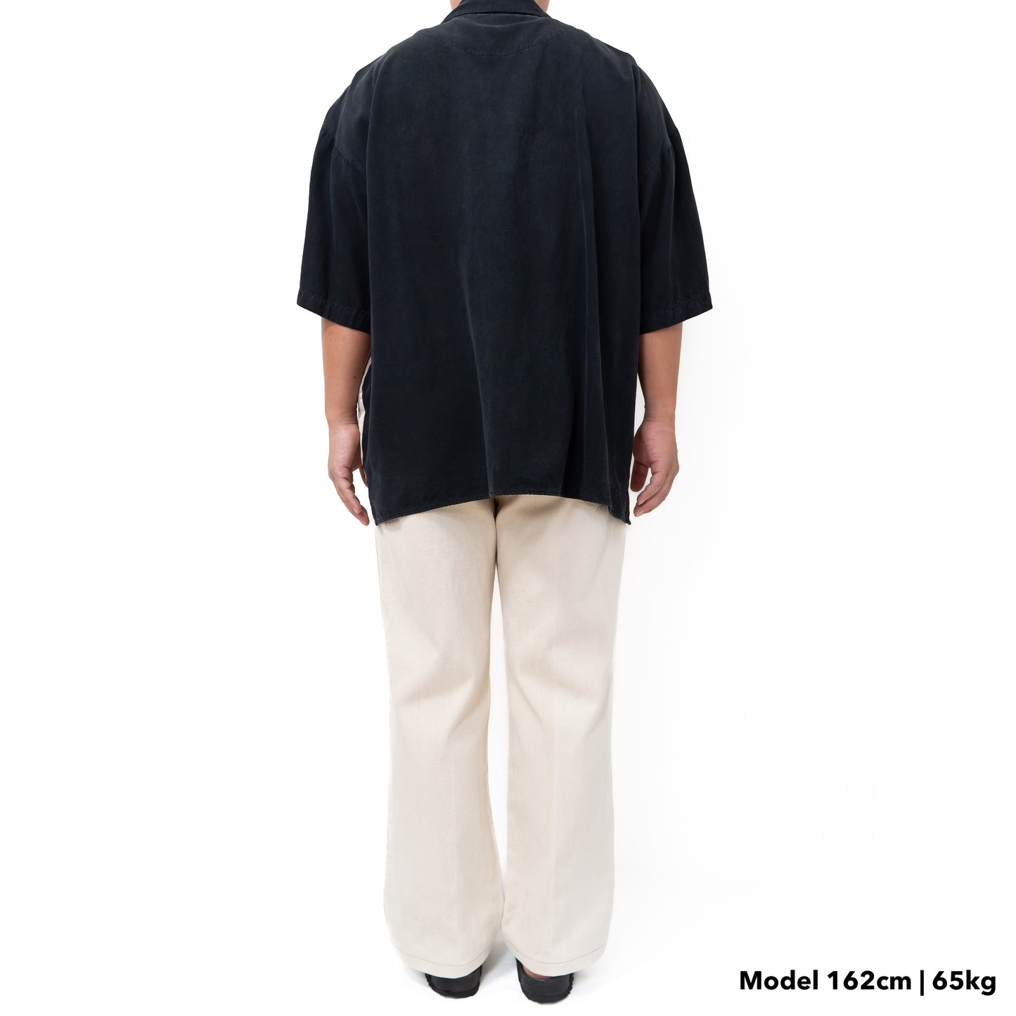 レトロストライプ柄 半袖シャツ