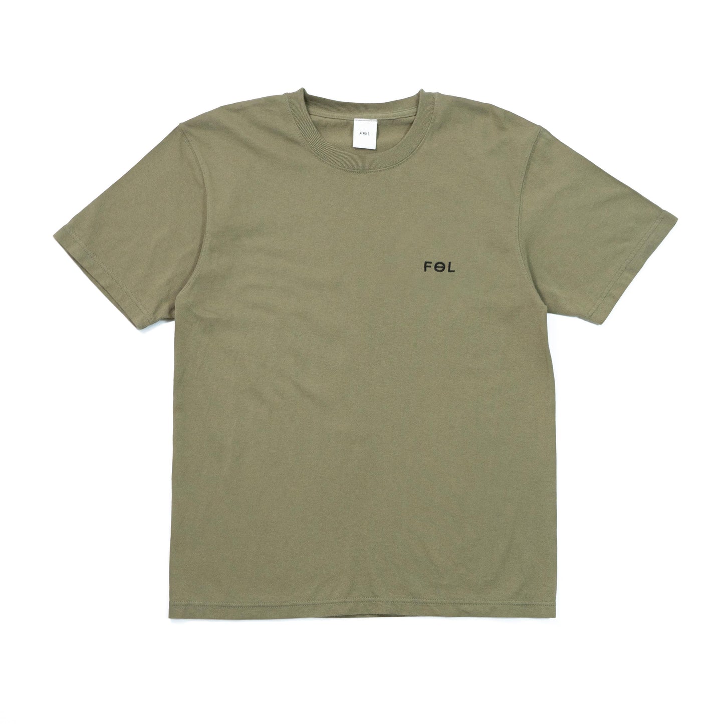 FOL-LOGO Tシャツ カーキ
