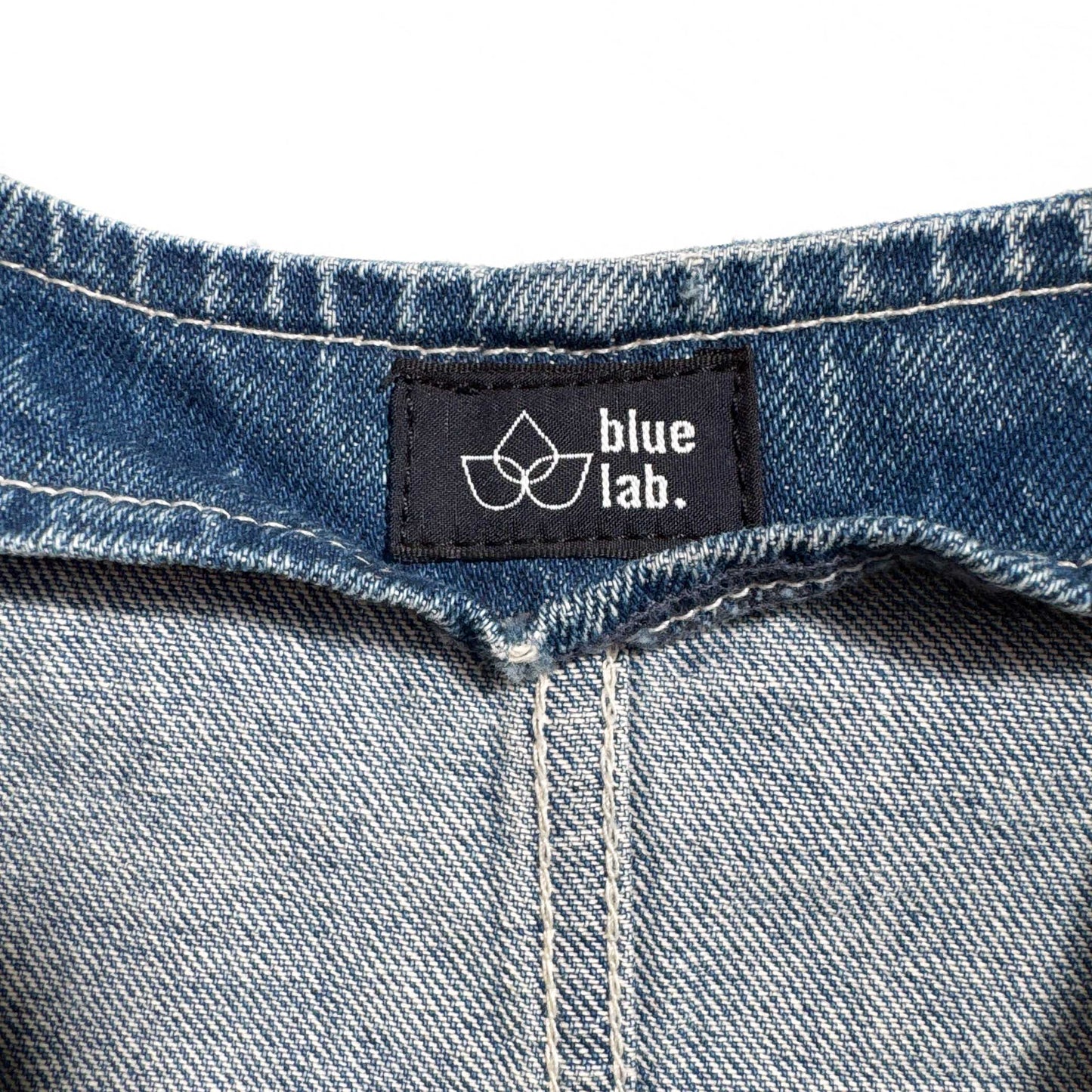 デニム パッチワークベスト