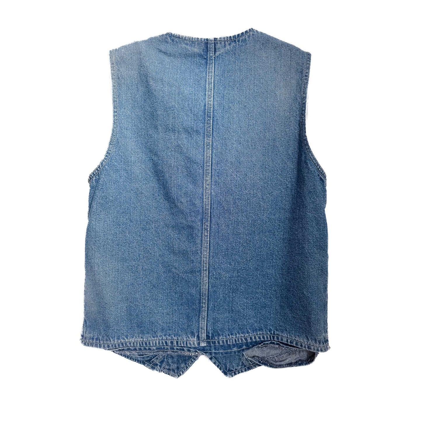 デニム パッチワークベスト