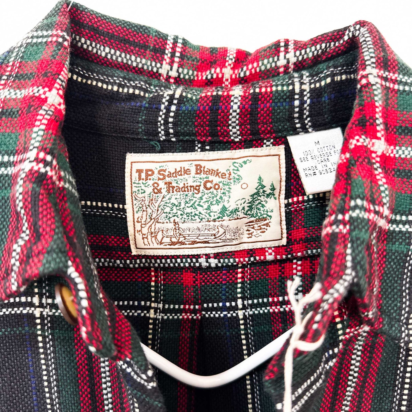 厚手コットン チャックシャツ