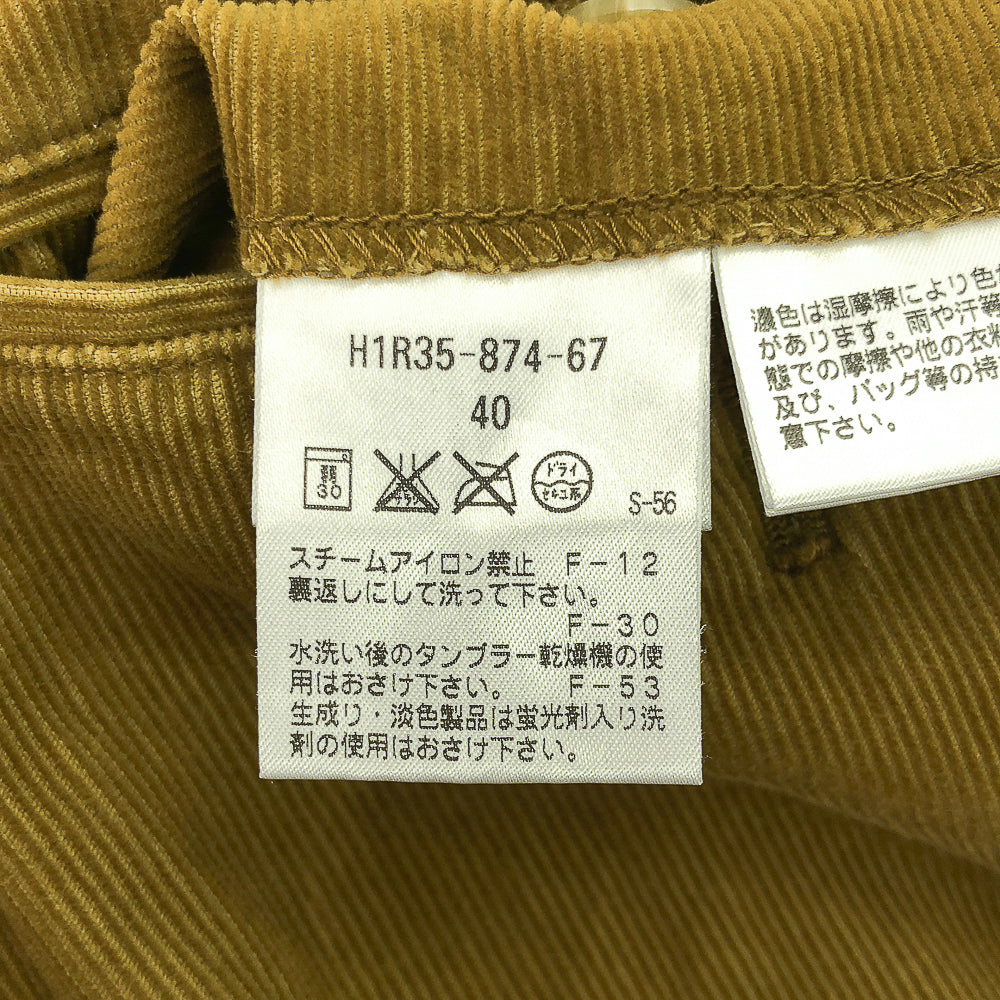 マッキントッシュ フィロソフィー コーデュロイ パンツ