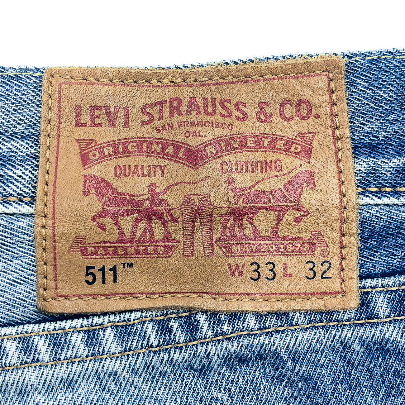 リーバイス 511 リペアデザイン ジーンズ