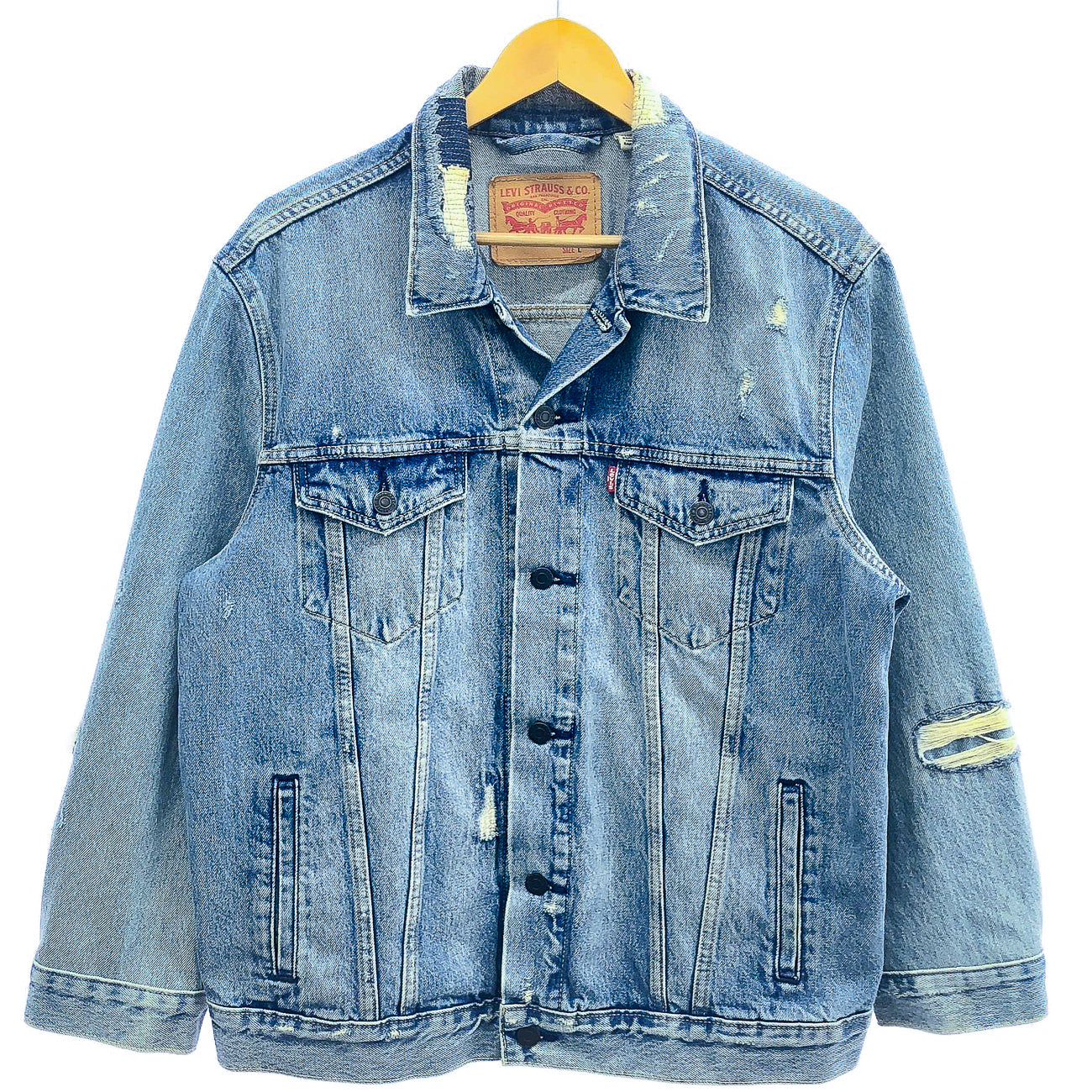 リーバイス 70506 タタキ補修デザイン Gジャン