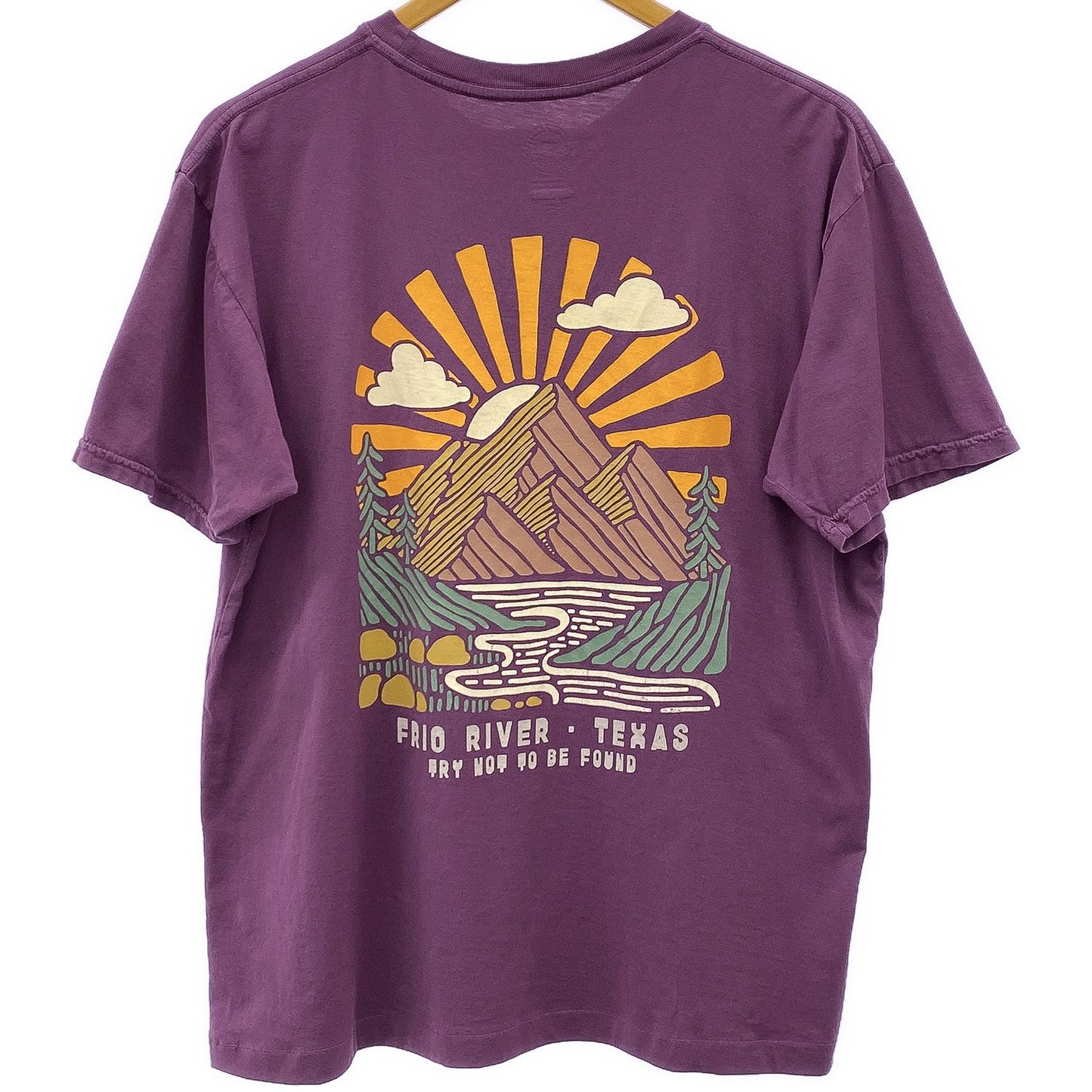 "FRIO RIVER" プリントT