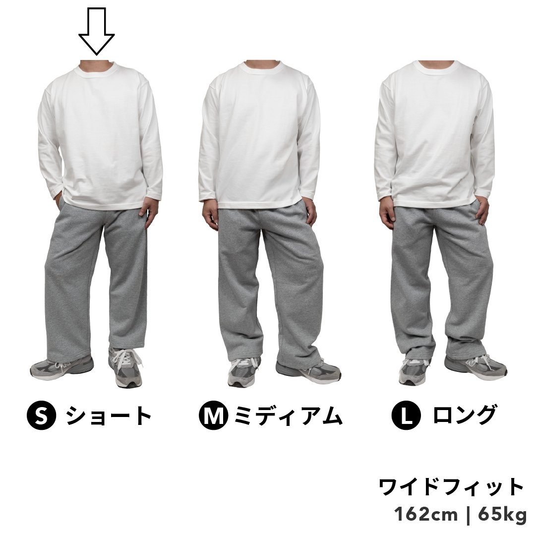 BULL パンツ:ワイド / 丈ショート / ネイビー