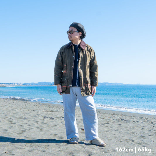 BULL ロンT × BULL パンツ：アウターとの組み合わせ