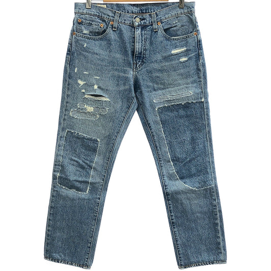 Levi's 511 リペア加工 ブルー デニムパンツ