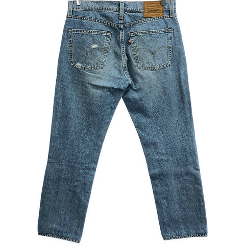 Levi's 511 リペア加工 ブルー デニムパンツ