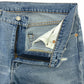 Levi's 511 リペア加工 ブルー デニムパンツ