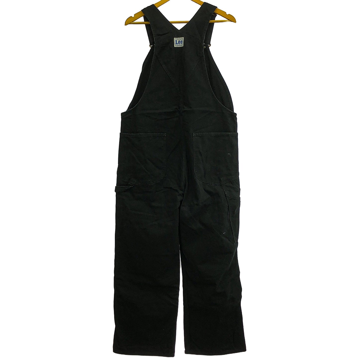 LEE ダック生地 ブラック オーバーオール