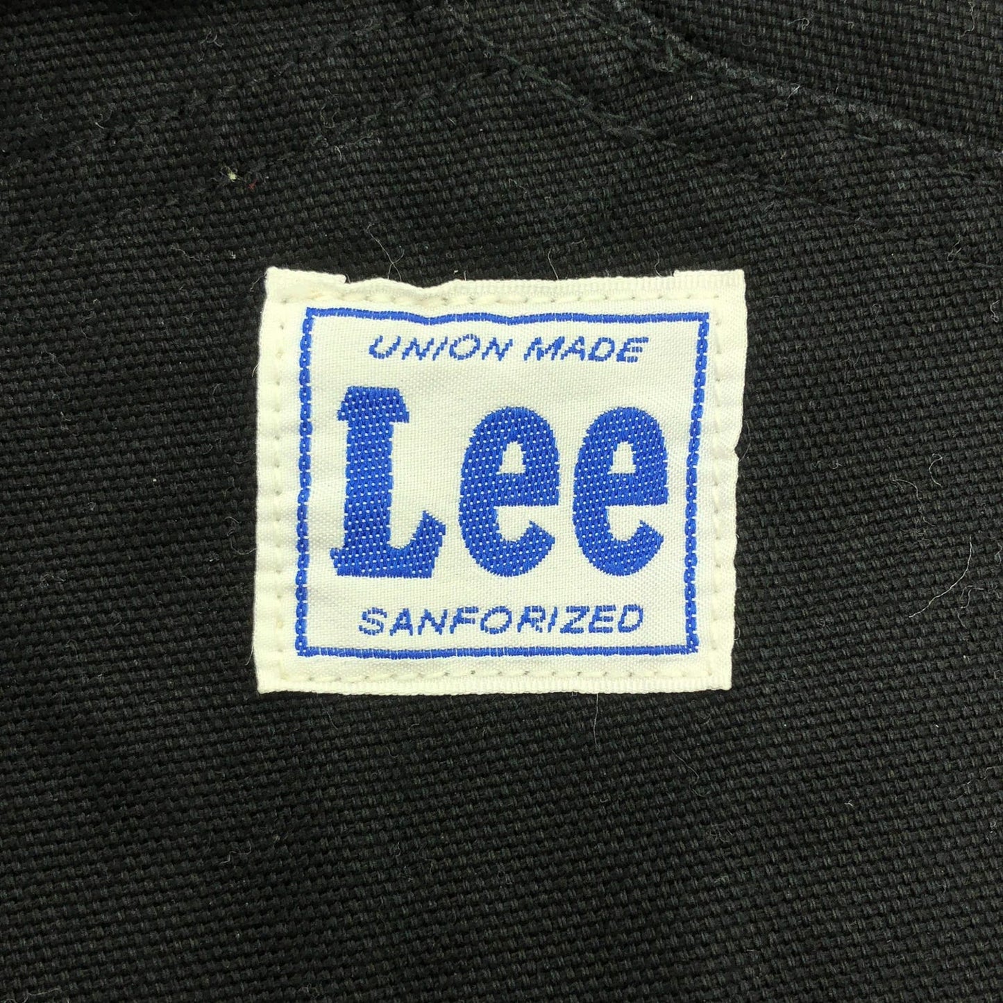 LEE ダック生地 ブラック オーバーオール