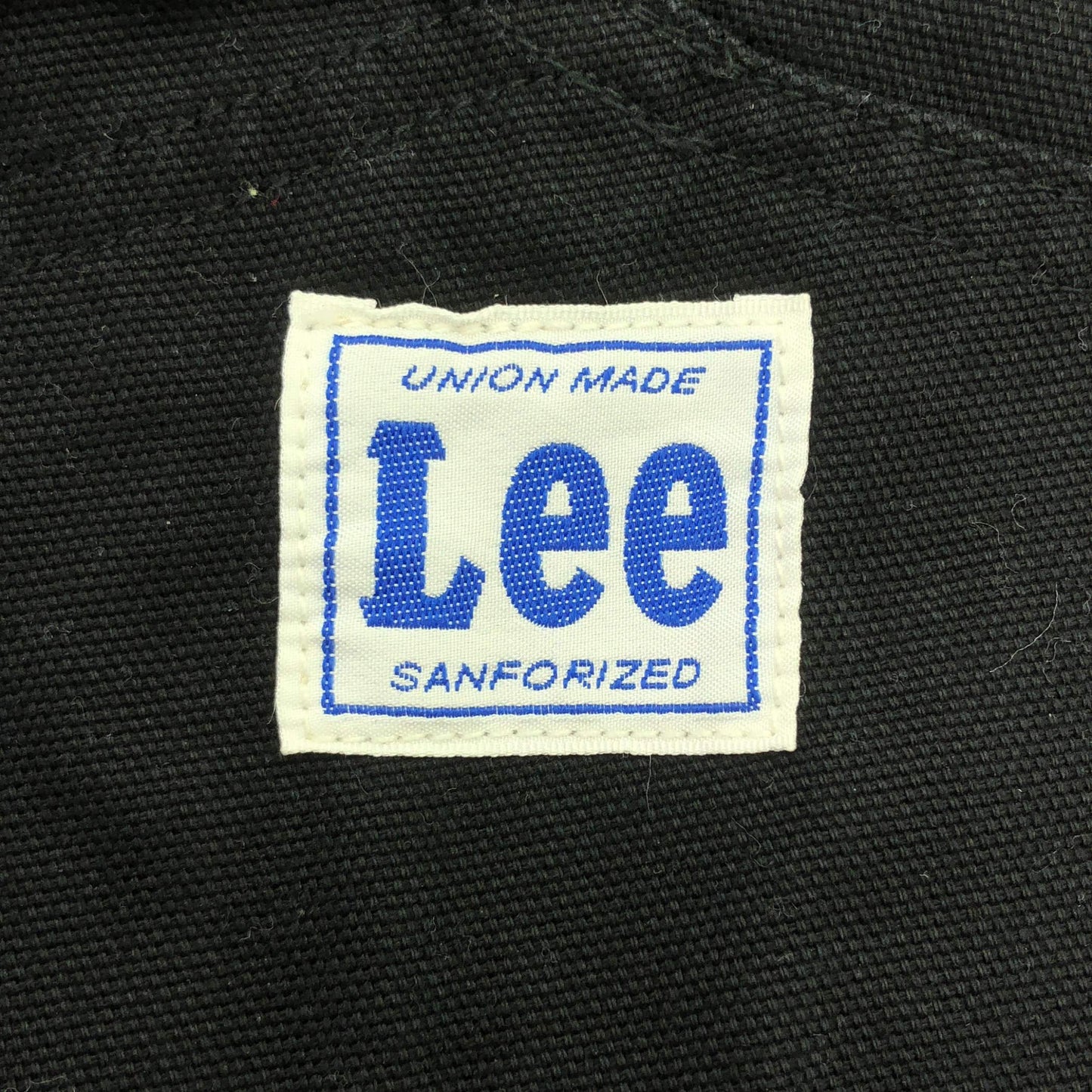 LEE ダック生地 ブラック オーバーオール