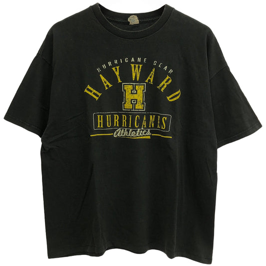 90s DELTA PRO WEIGHT フェードブラック プリント Tシャツ