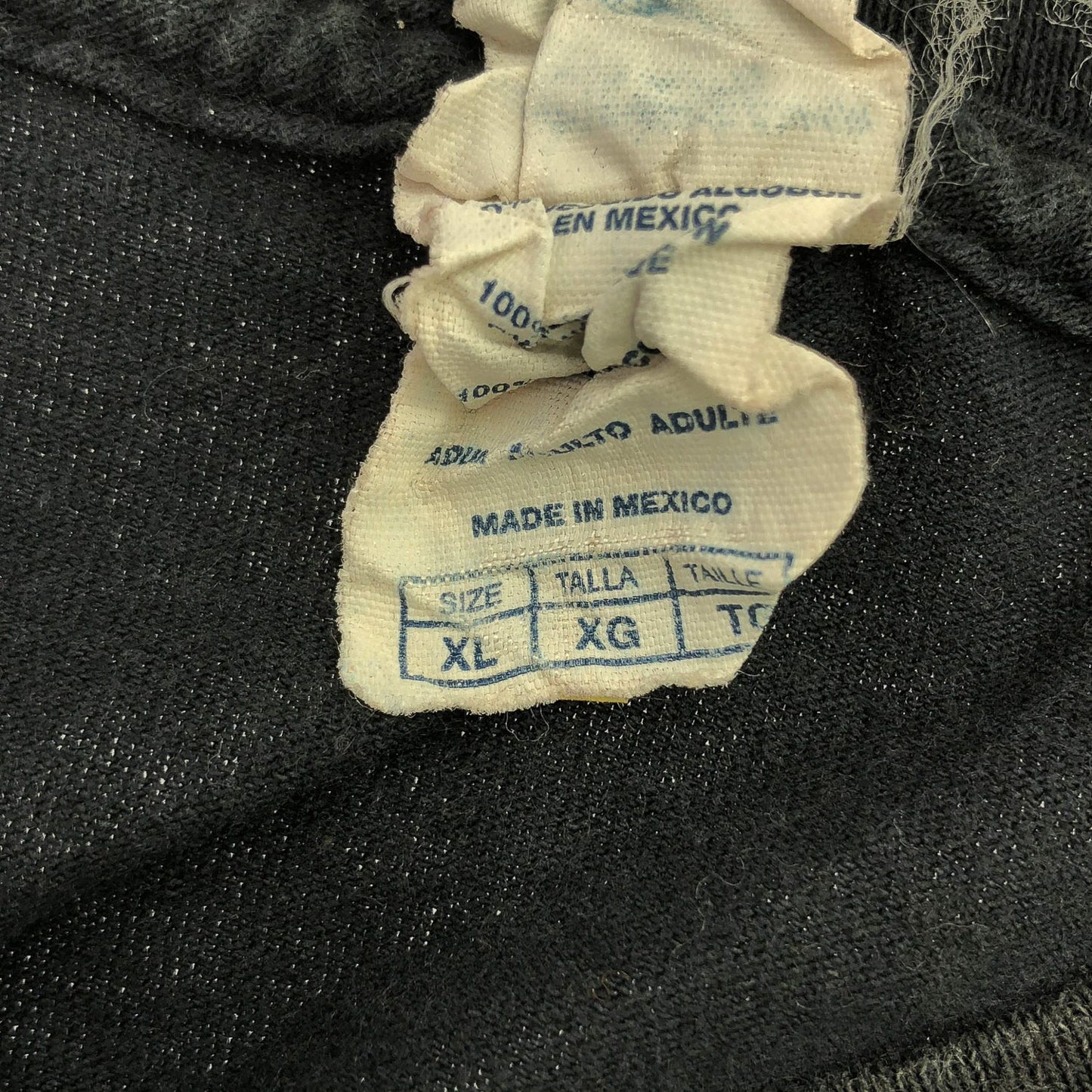 90s DELTA PRO WEIGHT フェードブラック プリント Tシャツ