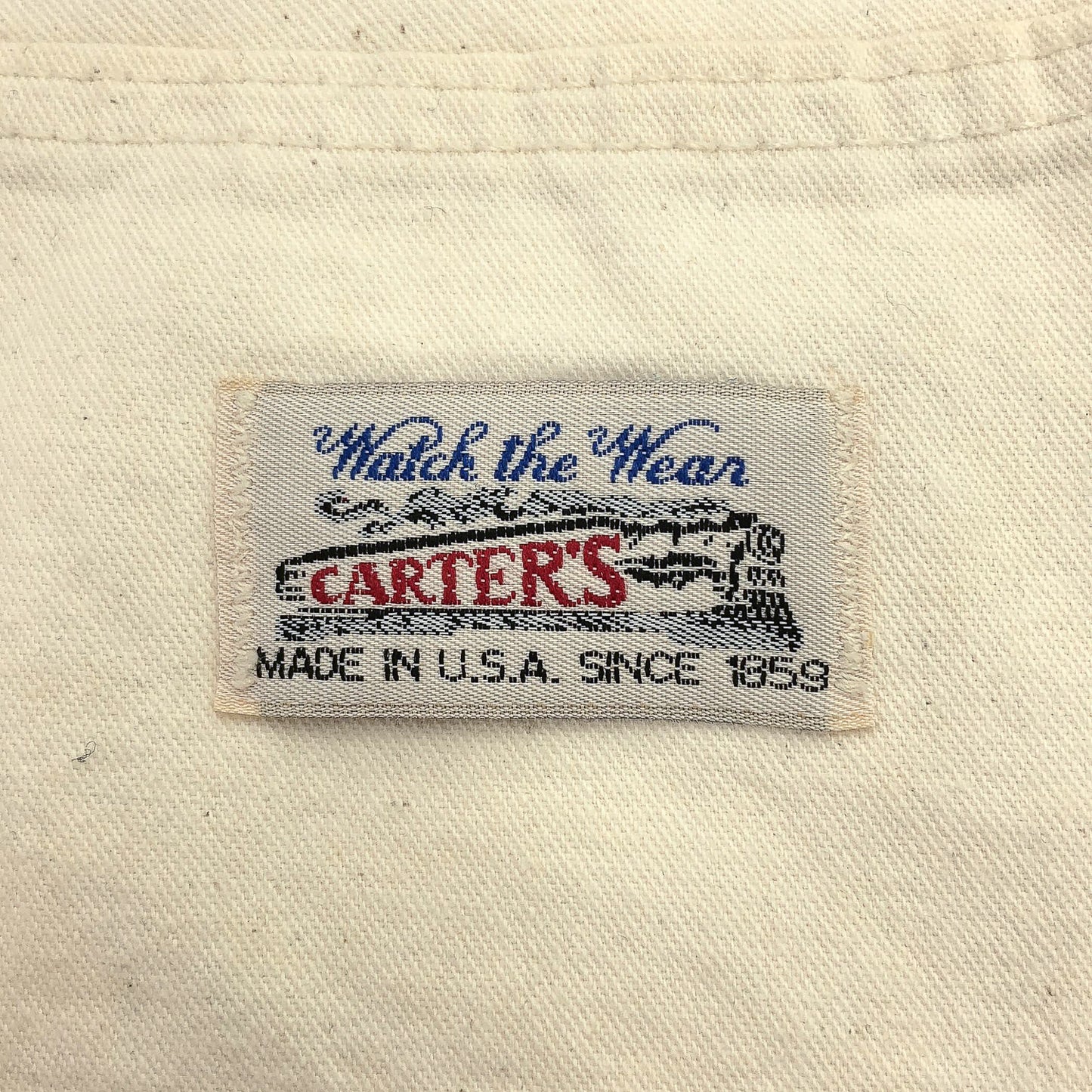 90s CARTER'S MADE IN USA ホワイト ダックペインターパンツ