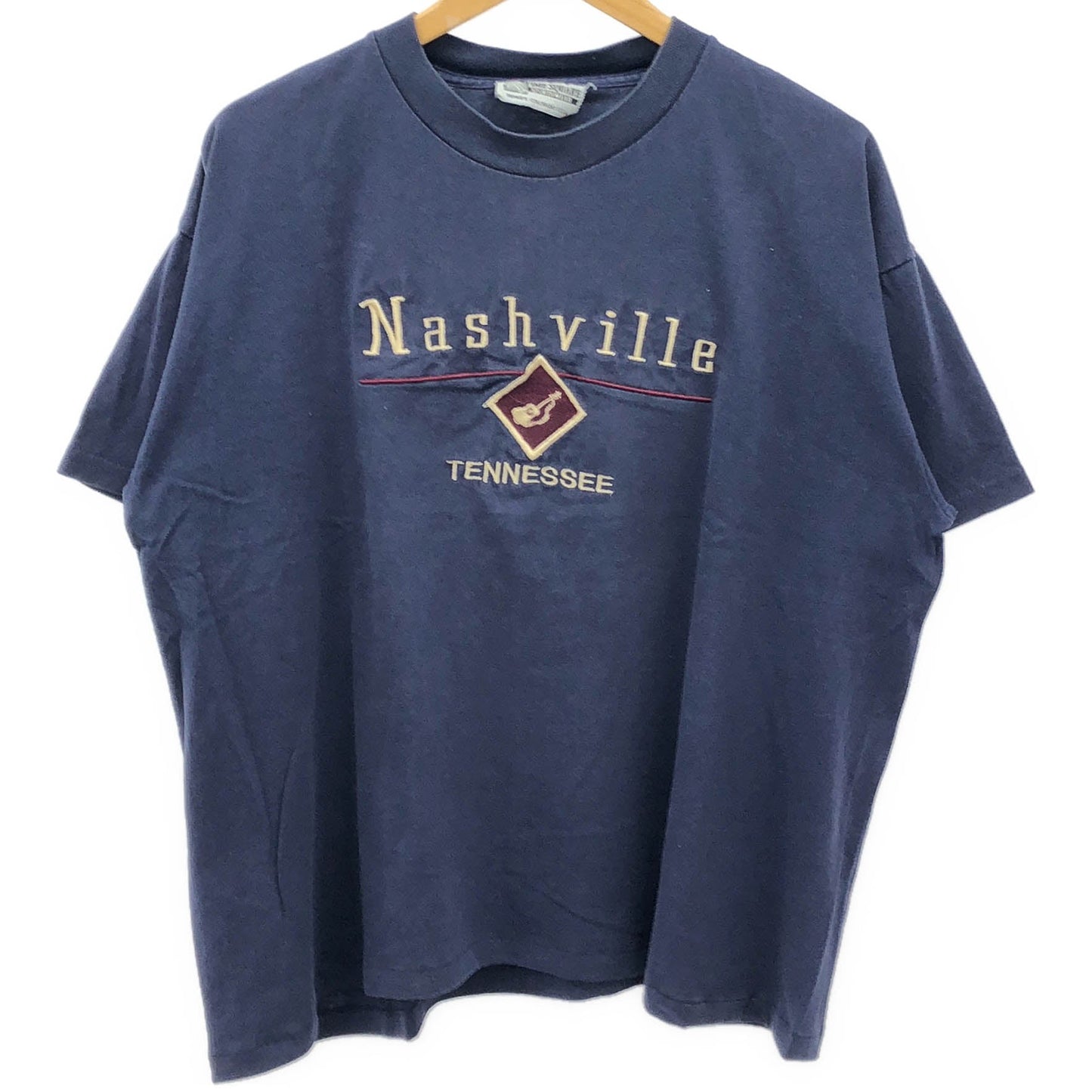 90s Made in USA Nashville テネシー 刺繍デザイン Tシャツ