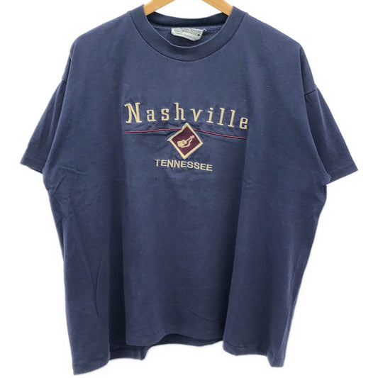 90s Made in USA Nashville テネシー 刺繍デザイン Tシャツ