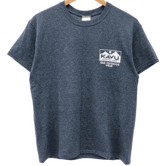 KAVU 山ロゴ 両面プリント Tシャツ