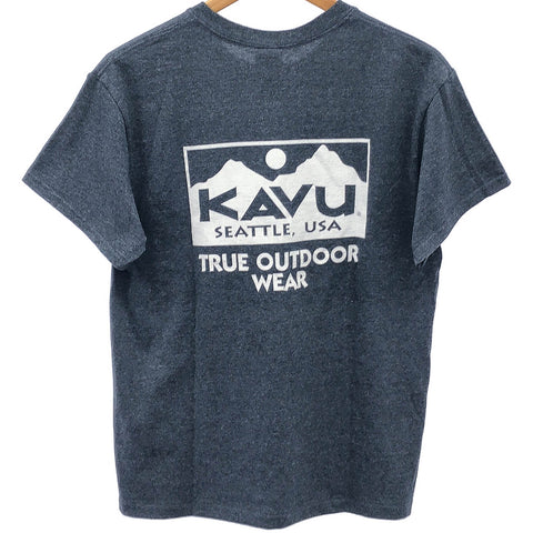 KAVU 山ロゴ 両面プリント Tシャツ