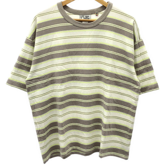 GYM MASTER ボーダー クルーネック Tシャツ