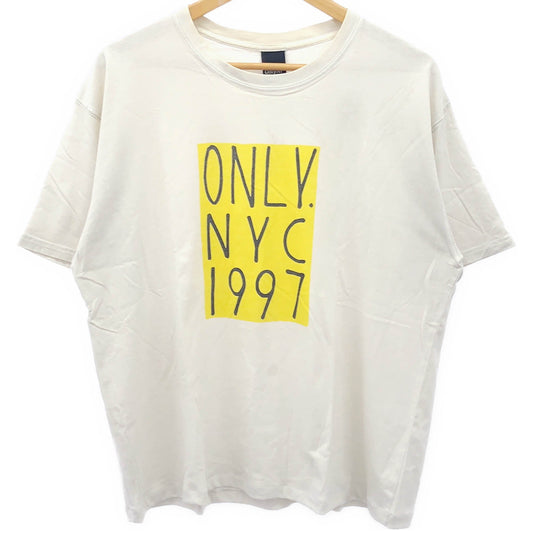 ONLY NY MADE IN USA 1997 イエロープリント Tシャツ