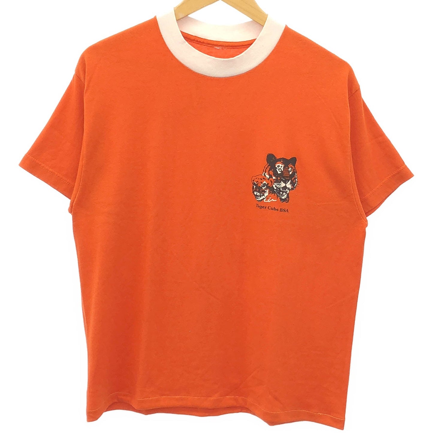 タイガーモチーフ リンガー Tシャツ