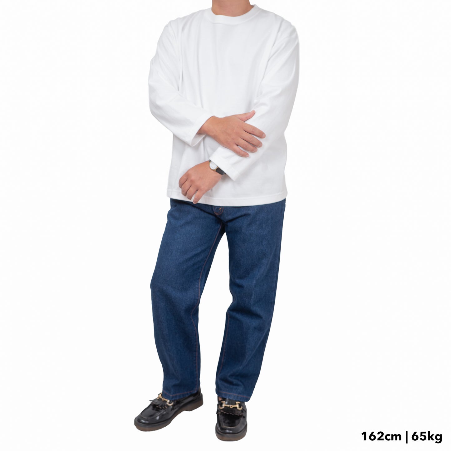 BULL ロンT：ワイド 白