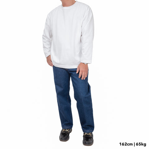 BULL ロンT：ワイド 白