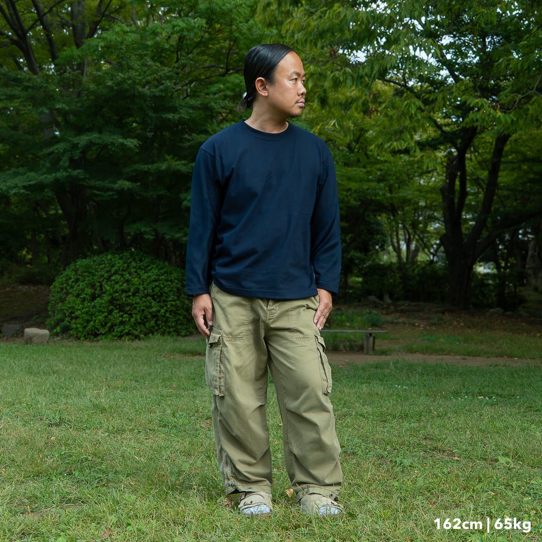 BULL ロンT：レギュラー ネイビー