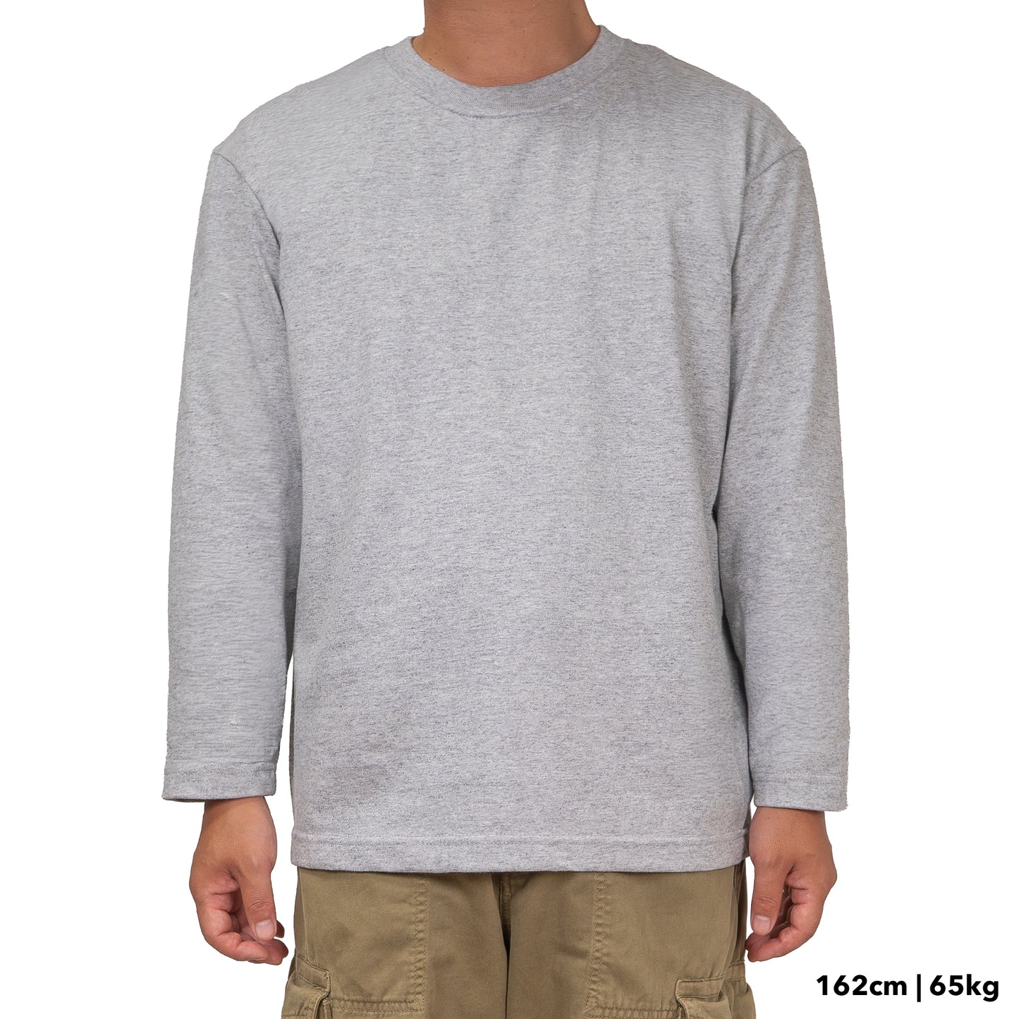 BULL ロンT：レギュラー グレー