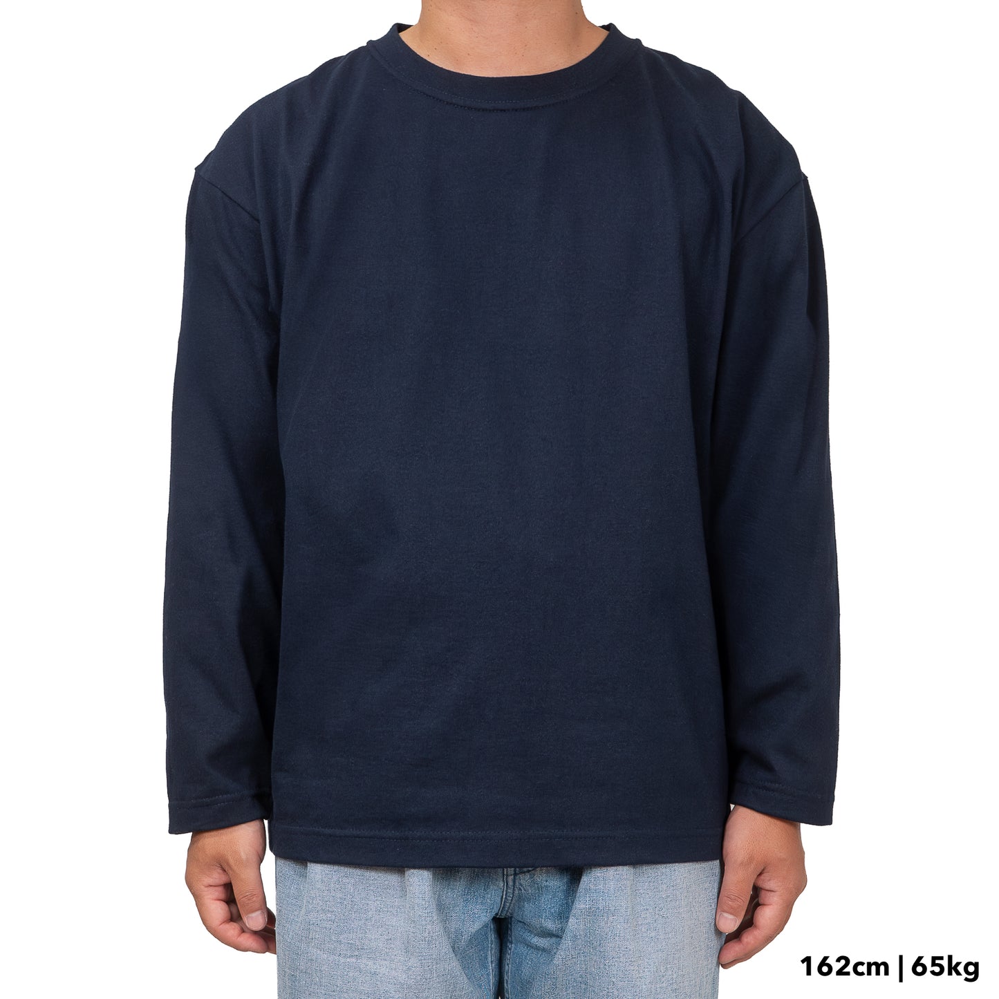 BULL ロンT：ワイド ネイビー