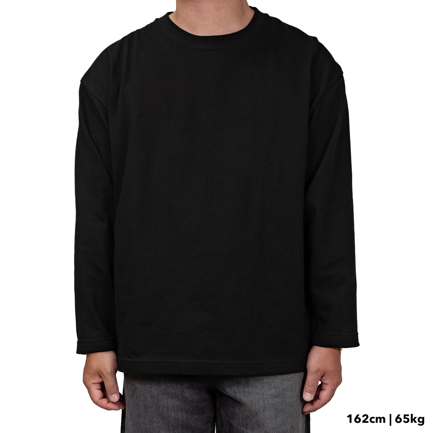 BULL ロンT：ワイド 黒