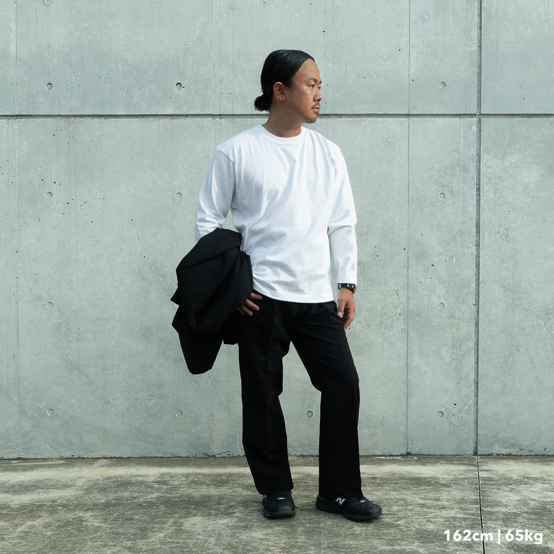 BULL ロンT：レギュラー 白