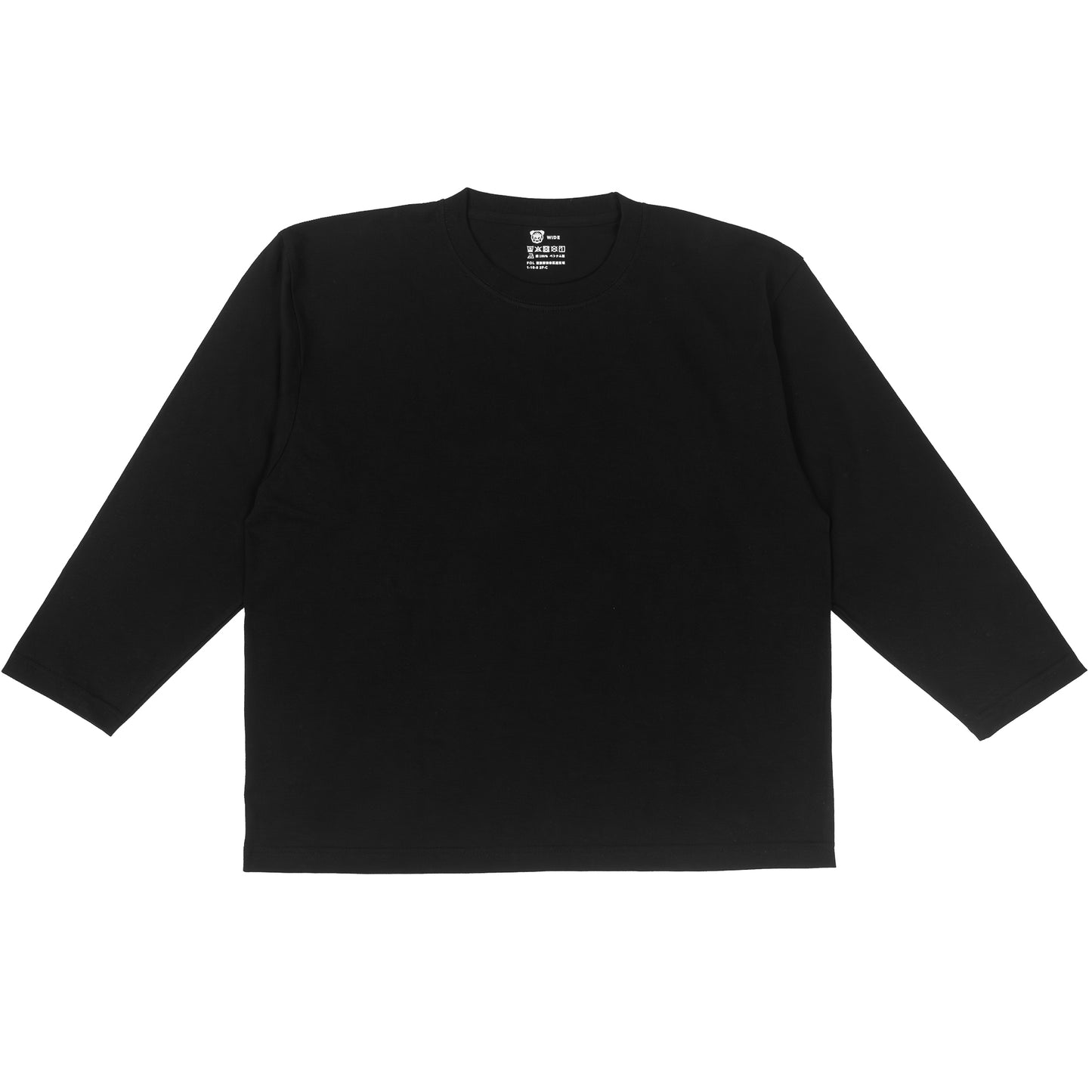 BULL ロンT：ワイド 黒
